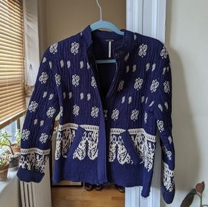 Free People Jacquard Jacket